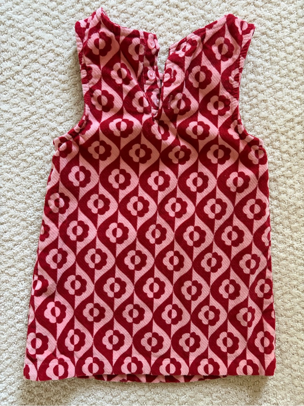 Hanna Andersson Velvet Jumper with Pockets 3T - like new! - Picture 4 of 4